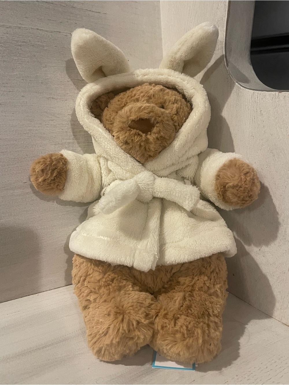 Jelly Cat Bartholomew bear bathrobe